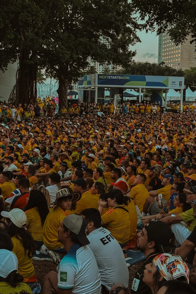Thousands of fans gathered at the FIFA World Cup 26 Fan Festival Miami